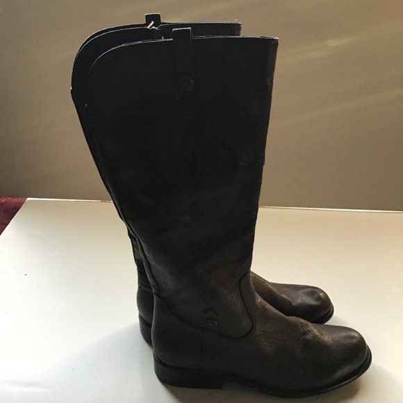 Unr8ted brown size 10M, knee high riding boot - Picture 2 of 6